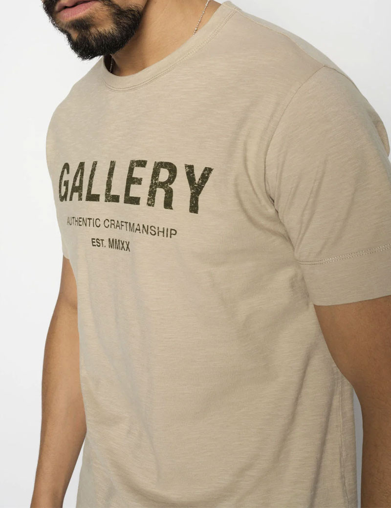 MOS MOSH T-SHIRT HOMME JACK  BEIGE