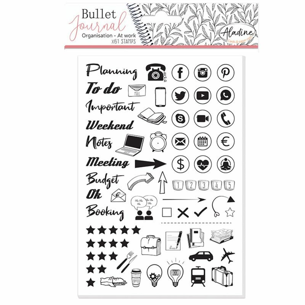 Tampons mousse pour agenda - organisation de bureau