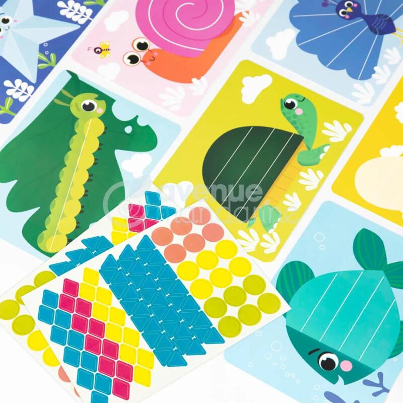 Boîte créative, Educativ' Stickers, Lignes de gommettes - Multicolore
