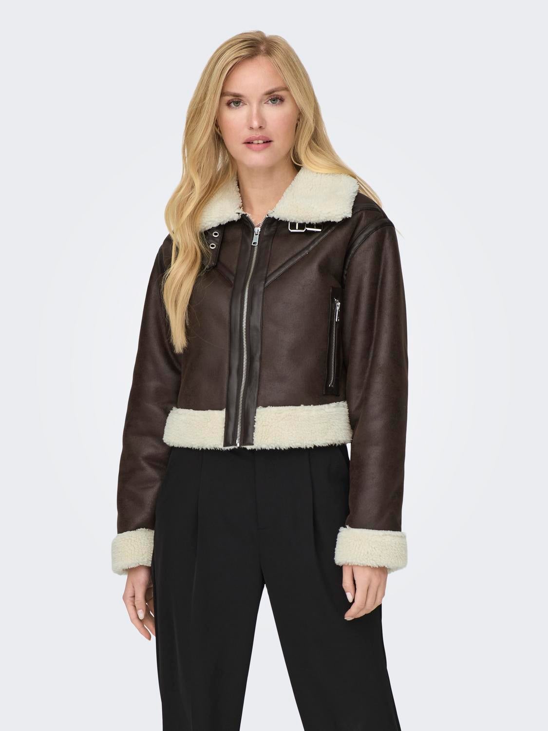ONLBETTY Bikerjacke in Lederoptik Mole