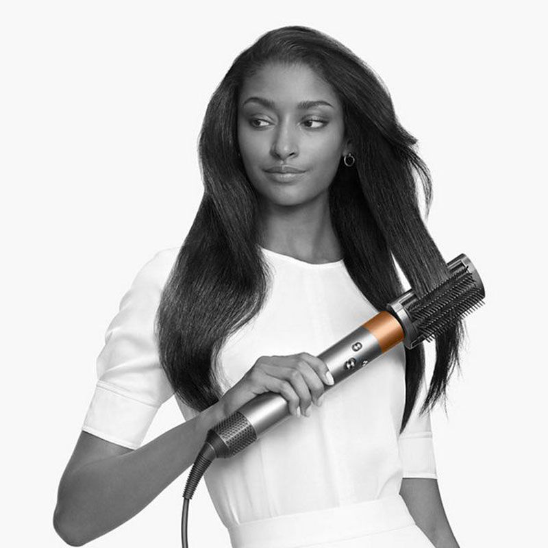 Airwrap Complete Long avec embout de séchage lissant nickel / cuivre
