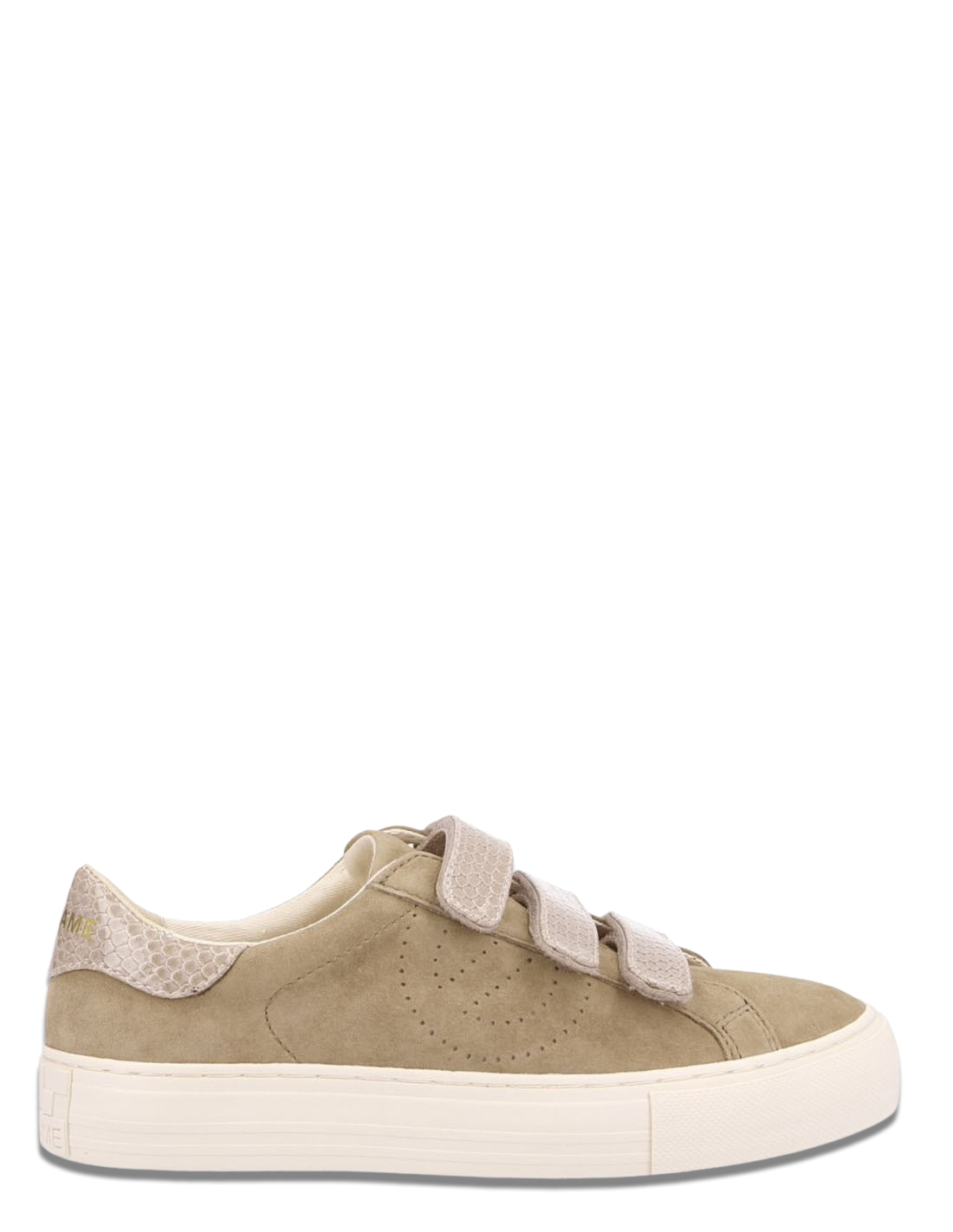 no name Baskets de ville arcade straps perfos beige