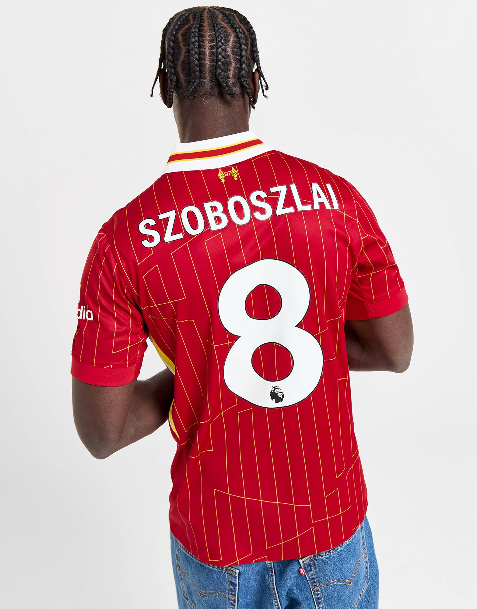 Nike Liverpool FC 2024/25 Szoboszlai #8 Home Shirt