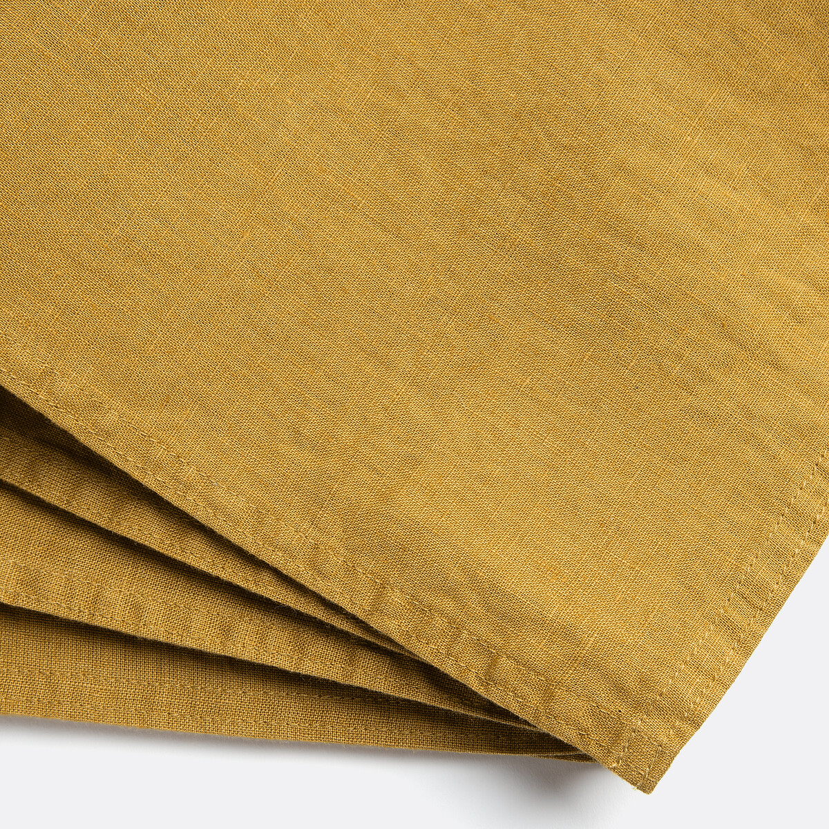 LA REDOUTE INTERIEURS<br>Conjunto de 4 guardanapos de linho lavado Victorine