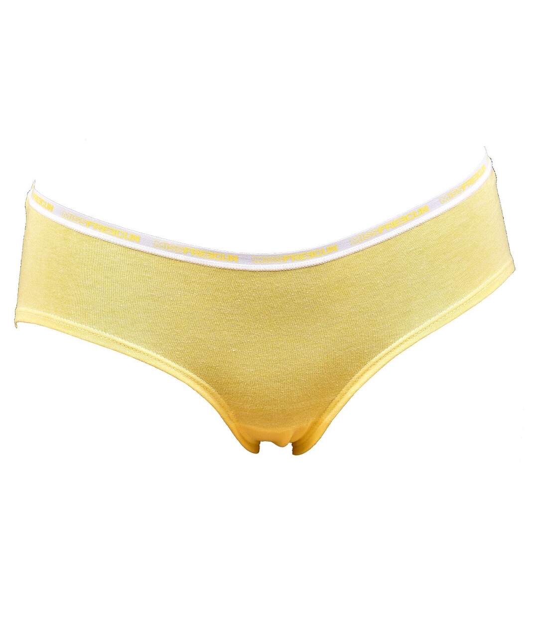 Culottes Femme MISS FREEGUN Confort Qualité supérieure Coton Majoritaire Pack de 2 Fresh Bleu/Jaune
