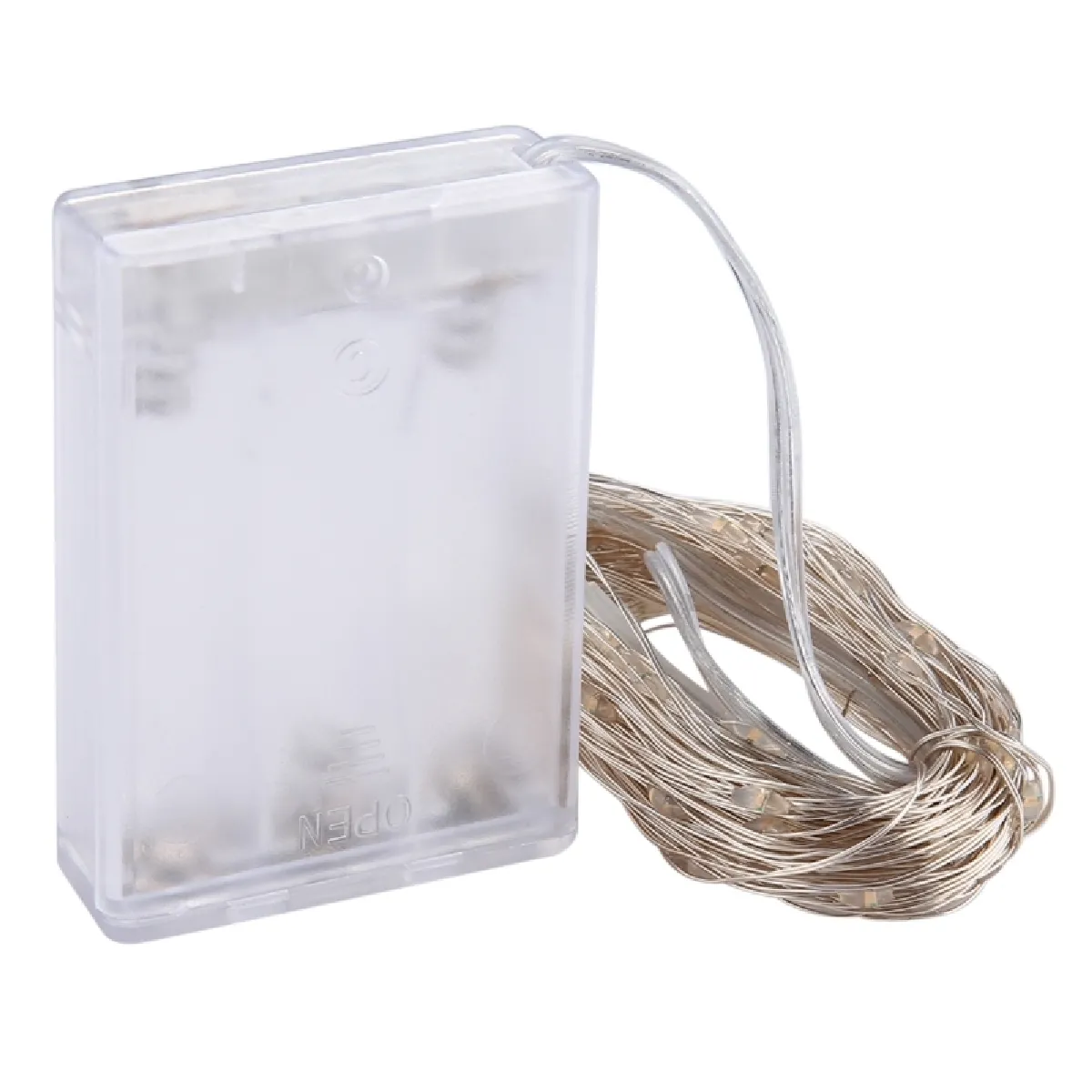 Wewoo Guirlande LED Argent - 10m 100 LEDs