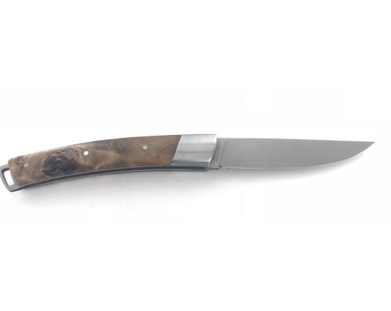 Le Thiers Nature Loupe de Peuplier Stabilisée Couteau de Poche - Laguiole par Fontenille Pataud