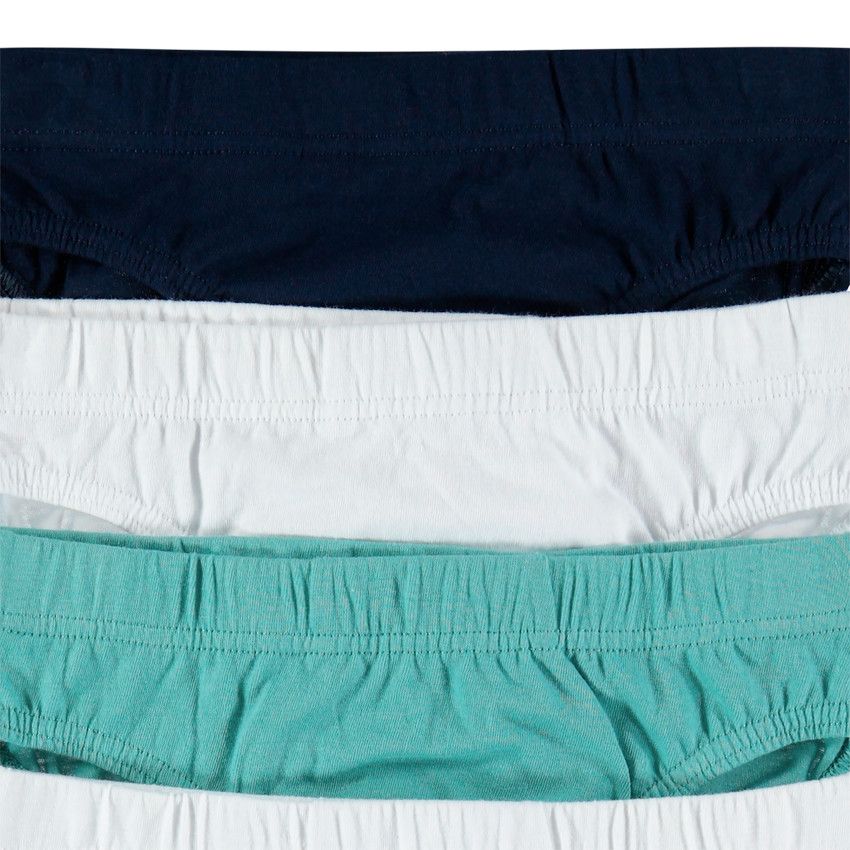 Lot de 7 slips en coton unis - Blanc