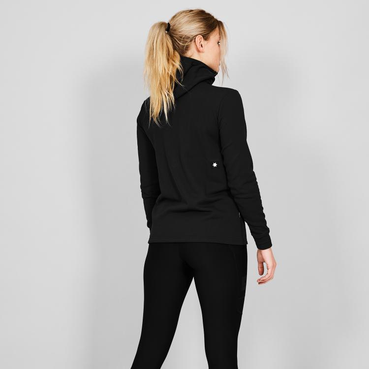 Saysky Combat Half Zip Fleece Hoodie Womens Black