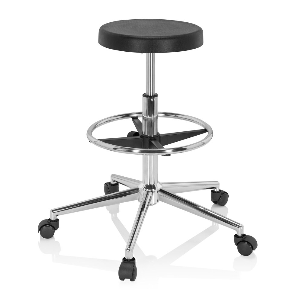 Drehhocker TOP WORK 14 I Hartschaum ohne Armlehnen hjh OFFICE