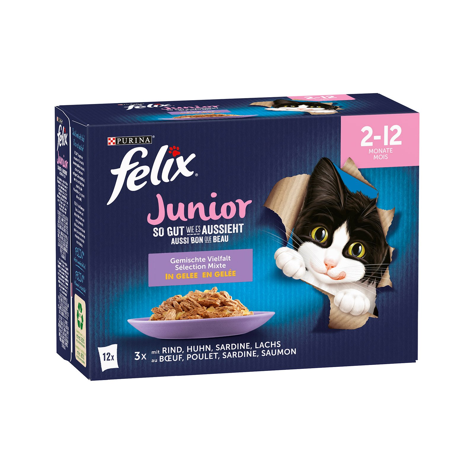 Felix Junior Fleisch 12er