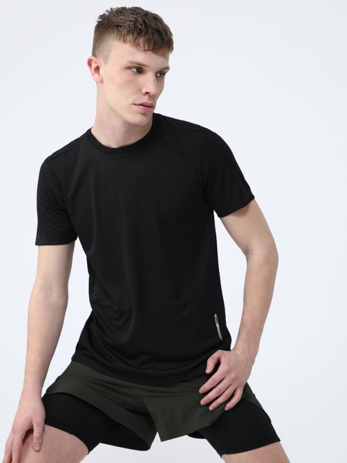 Camiseta esportiva - Preta