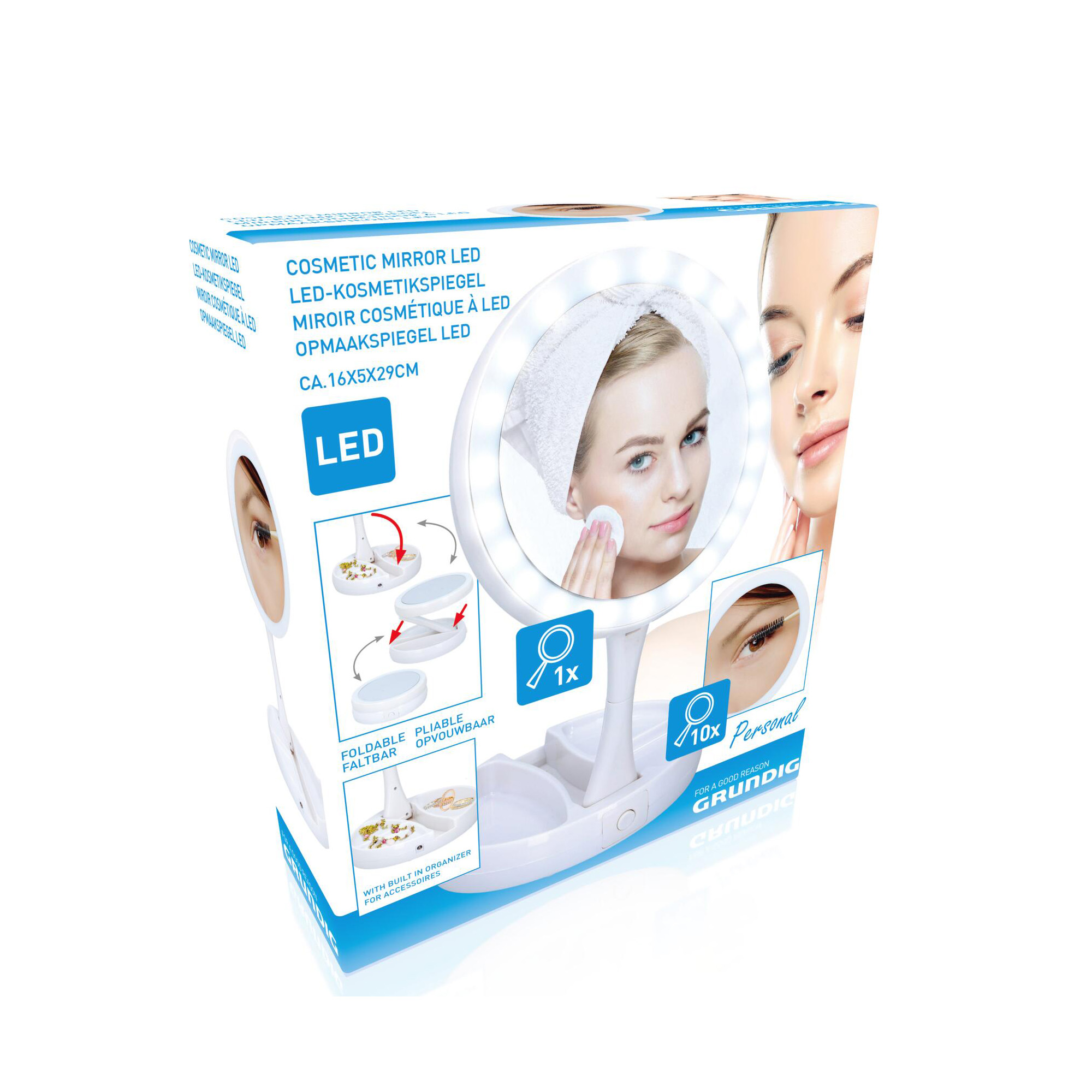 Schminkspiegel 21 LEDs