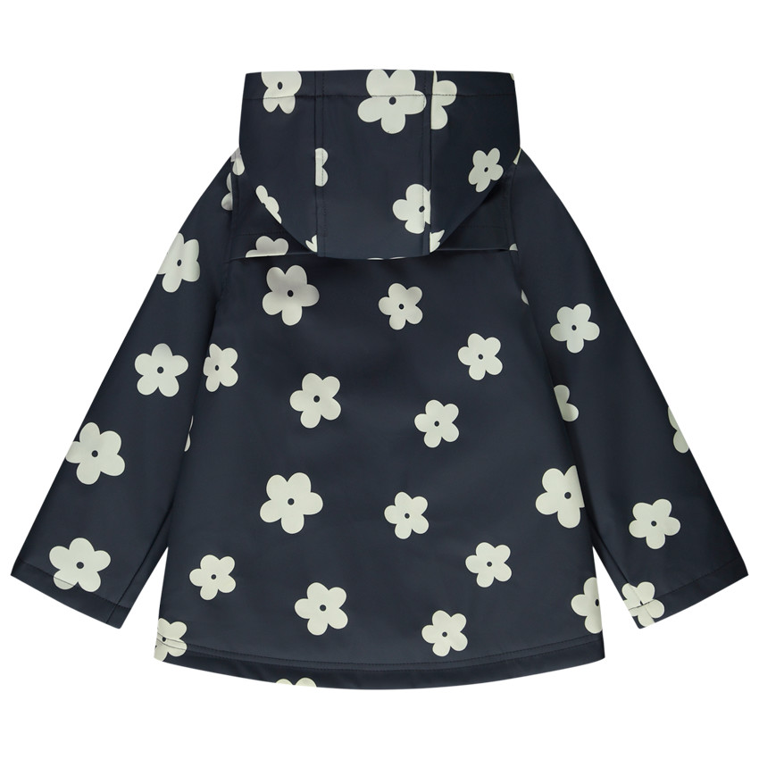 Parka gomme rembourrée imprimé fleurs pour fille