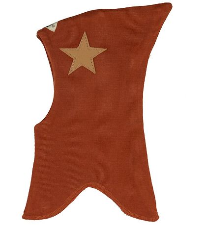 Racing Kids Elefanthue - Uld/Bomuld - 2-lags - Br?ndt Orange m.
