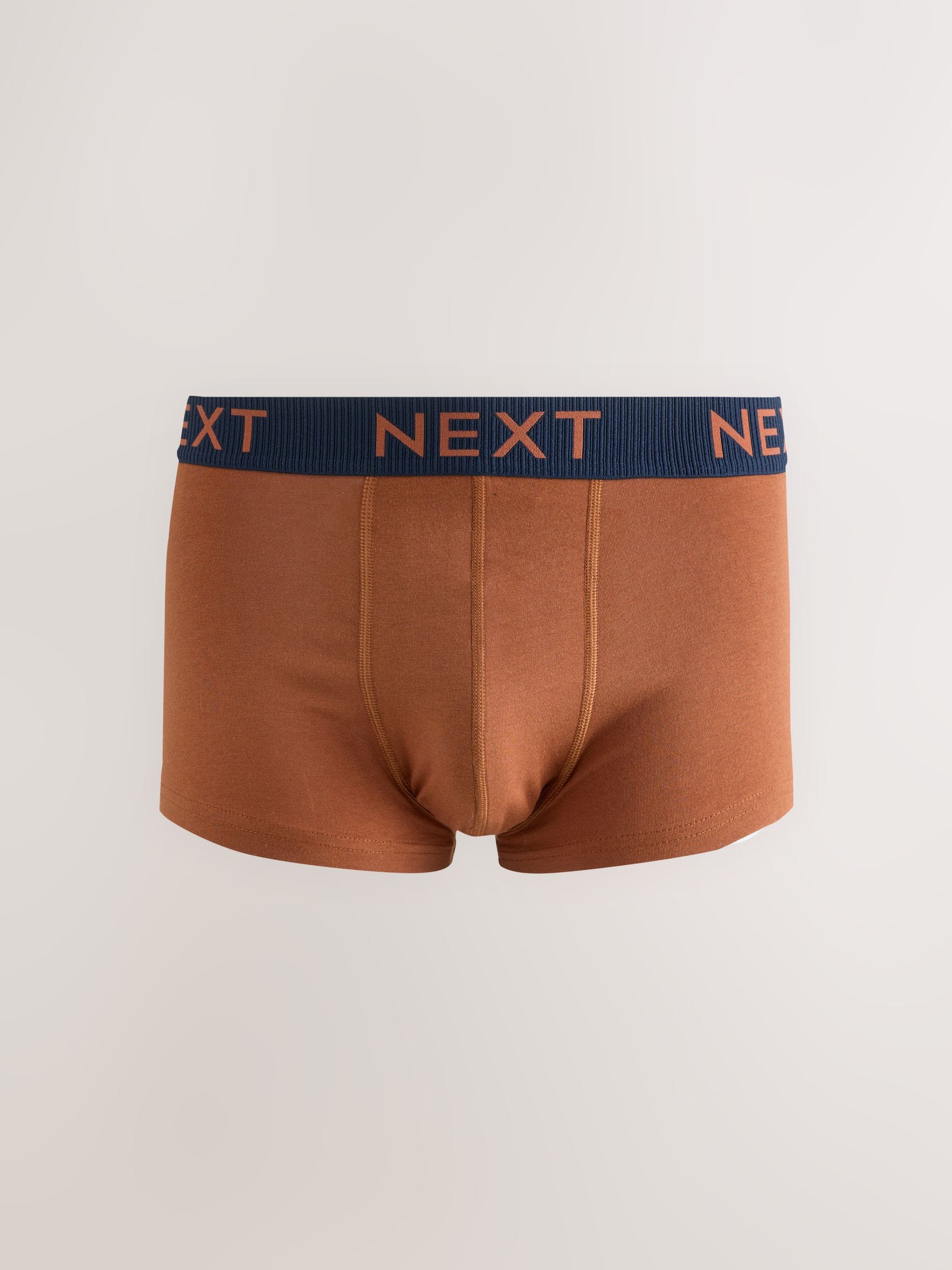 Roze/blauw/groen marineblauwe tailleband met textuur - Hipster boxers van katoenrijke mix