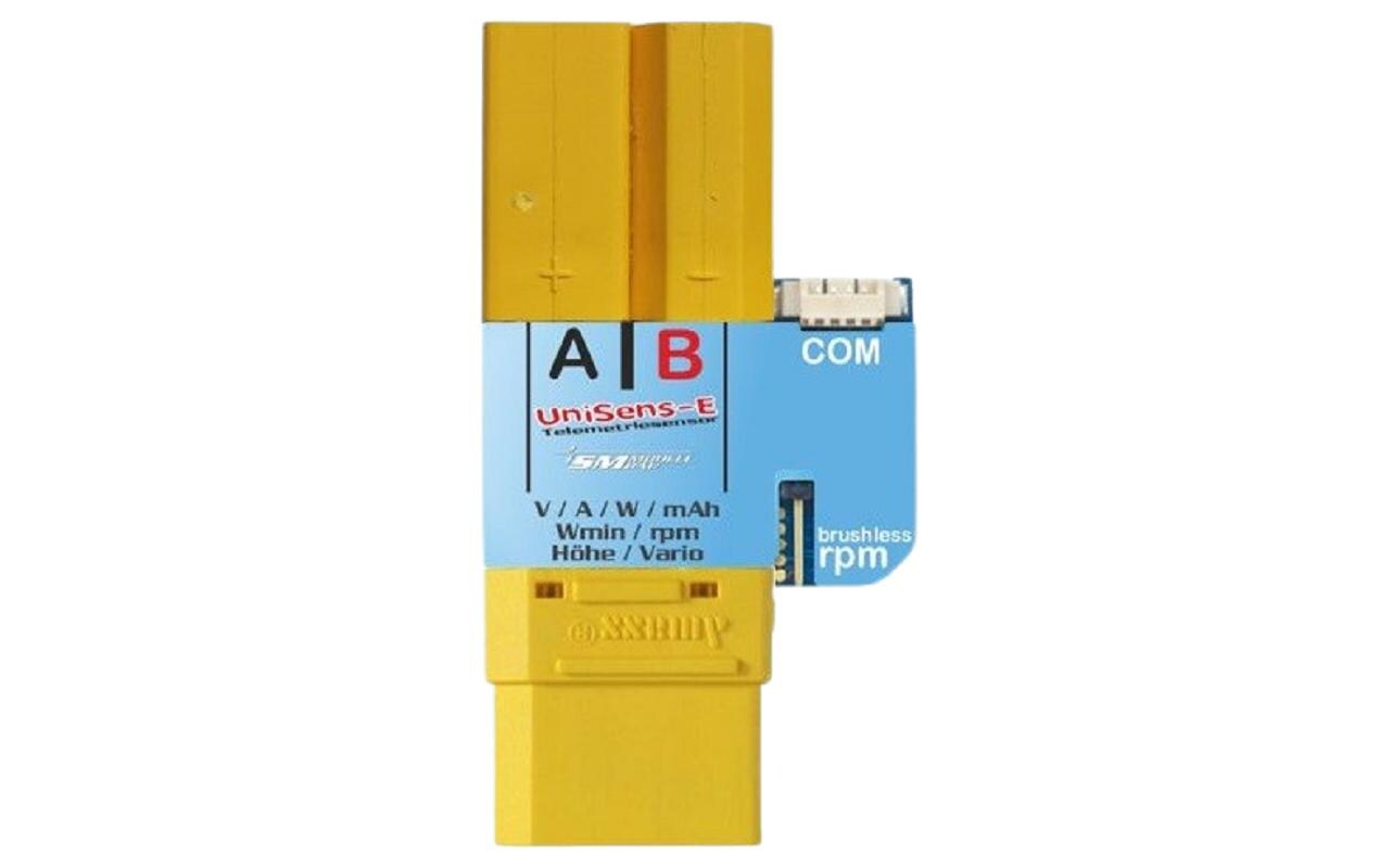 Telemetriemodul UniSens-E 140A XT90 seriellUniverseller Telemetrie Sensor