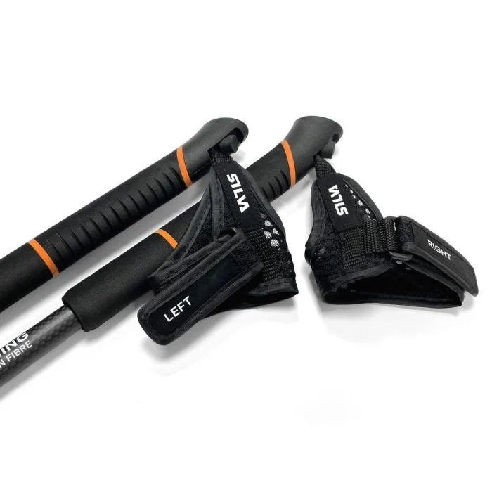 Silva Unisex Stave Running Poles Carbon Adjustable Sort