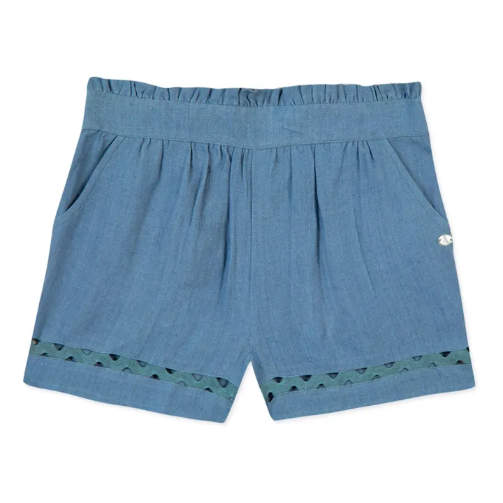 Tartine et Chocolat Short Ajouré | Bleu