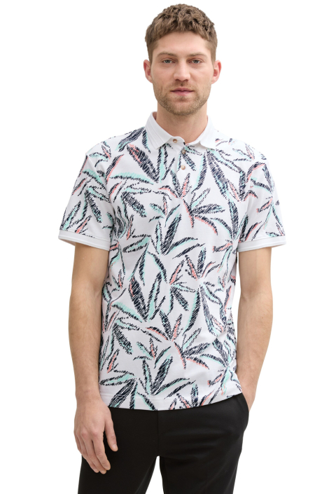 Tom Tailor witte heren polo