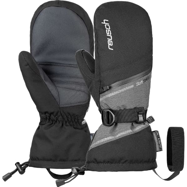 Moufle ski REUSCH DEMI R-TEX XT MITT BLACK/GREY MELANGE/SILVER