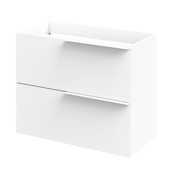 Tiger badmeubelset Pocket 80 cm met 2 lades Wit incl. looppoten