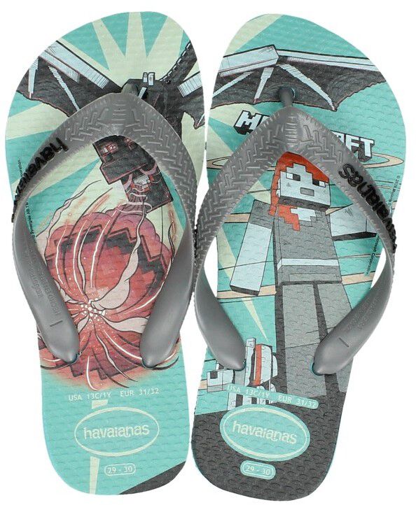 Havaianas Hav. Kids Minecraft licht blauw