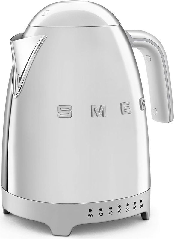 SMEG KLF04SSEU - Waterkoker - Chroom - 1,7L - 7 Temperaturen