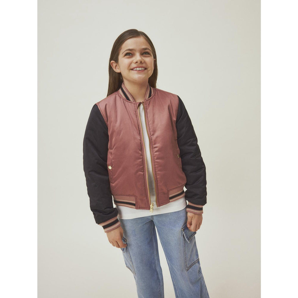 Køb Name It Black Mariska Bomber Jakke Reversable