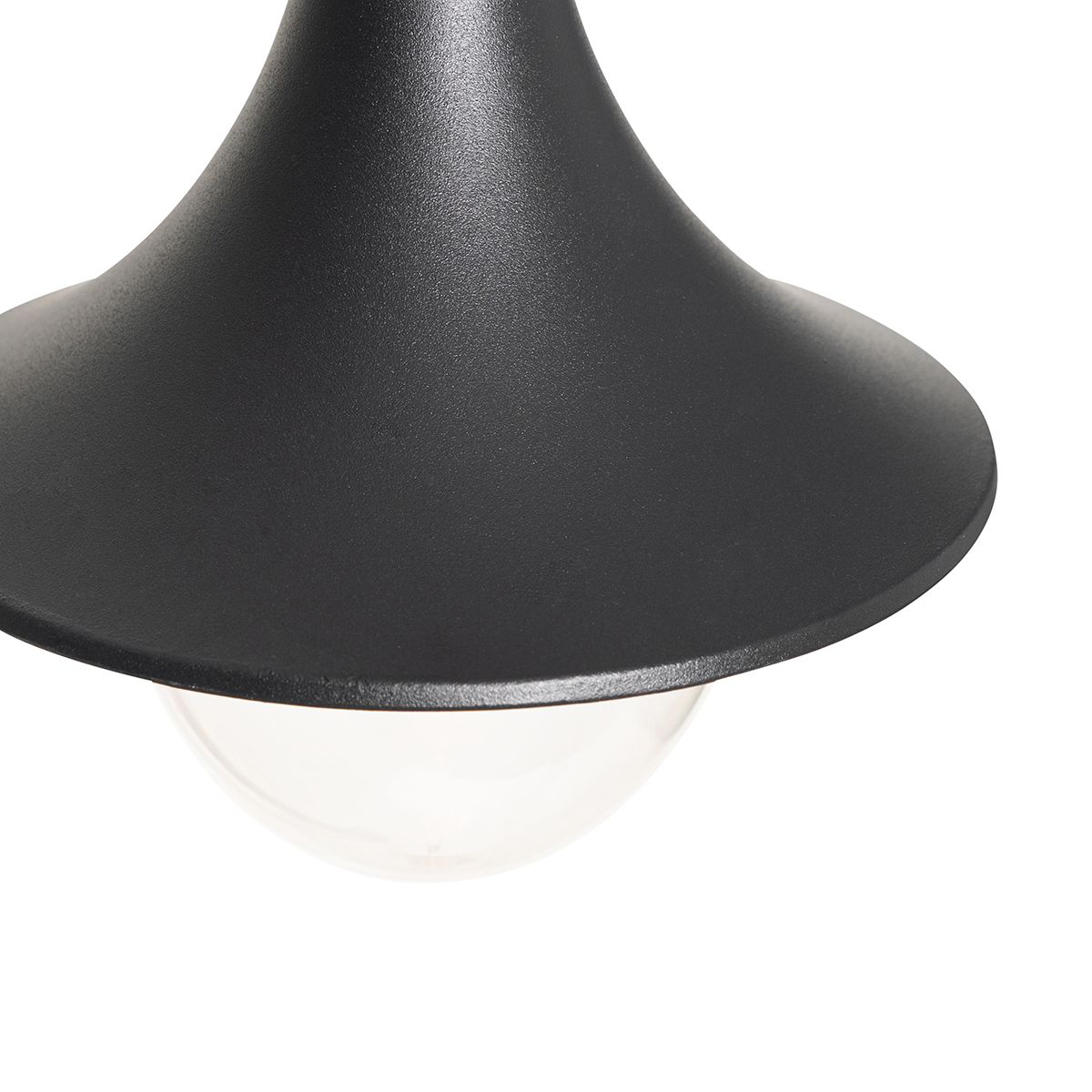 Smart buiten lantaarn zwart 125 cm IP44 incl. Wifi A60 - Daphne