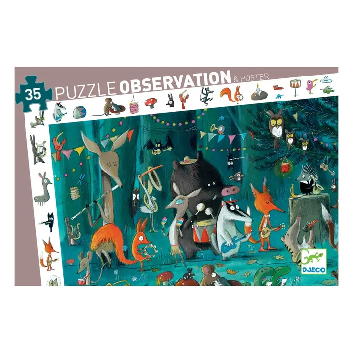 Djeco Puzzle Observation L'orchestre - 35 pièces