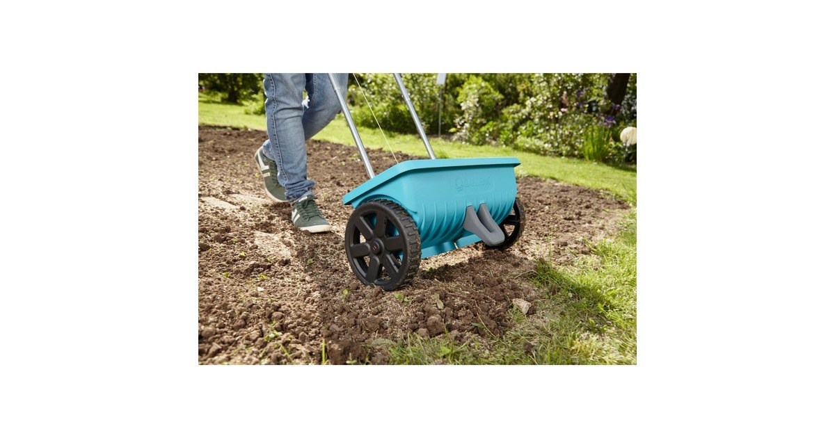 GARDENAStrooiwagen L strooiapparatuur  (Turquoise/zwart, 432-20)
