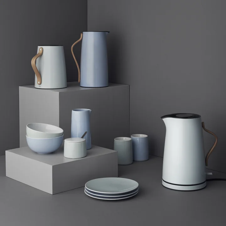 Stelton - Emma Teller Ø 22 cm, grau (2er-Set)