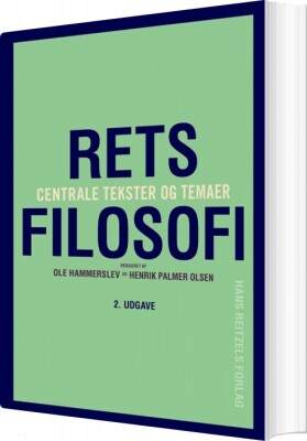 Retsfilosofi - Jørgen Dalberg-Larsen - Bog