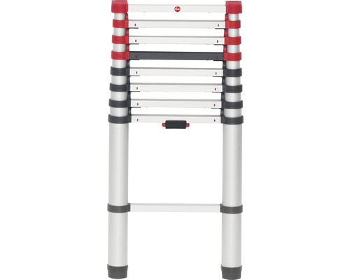 Hailo T80 FlexLine telescopische ladder, aluminium, 9 sporten, werkhoogte 3,4 m