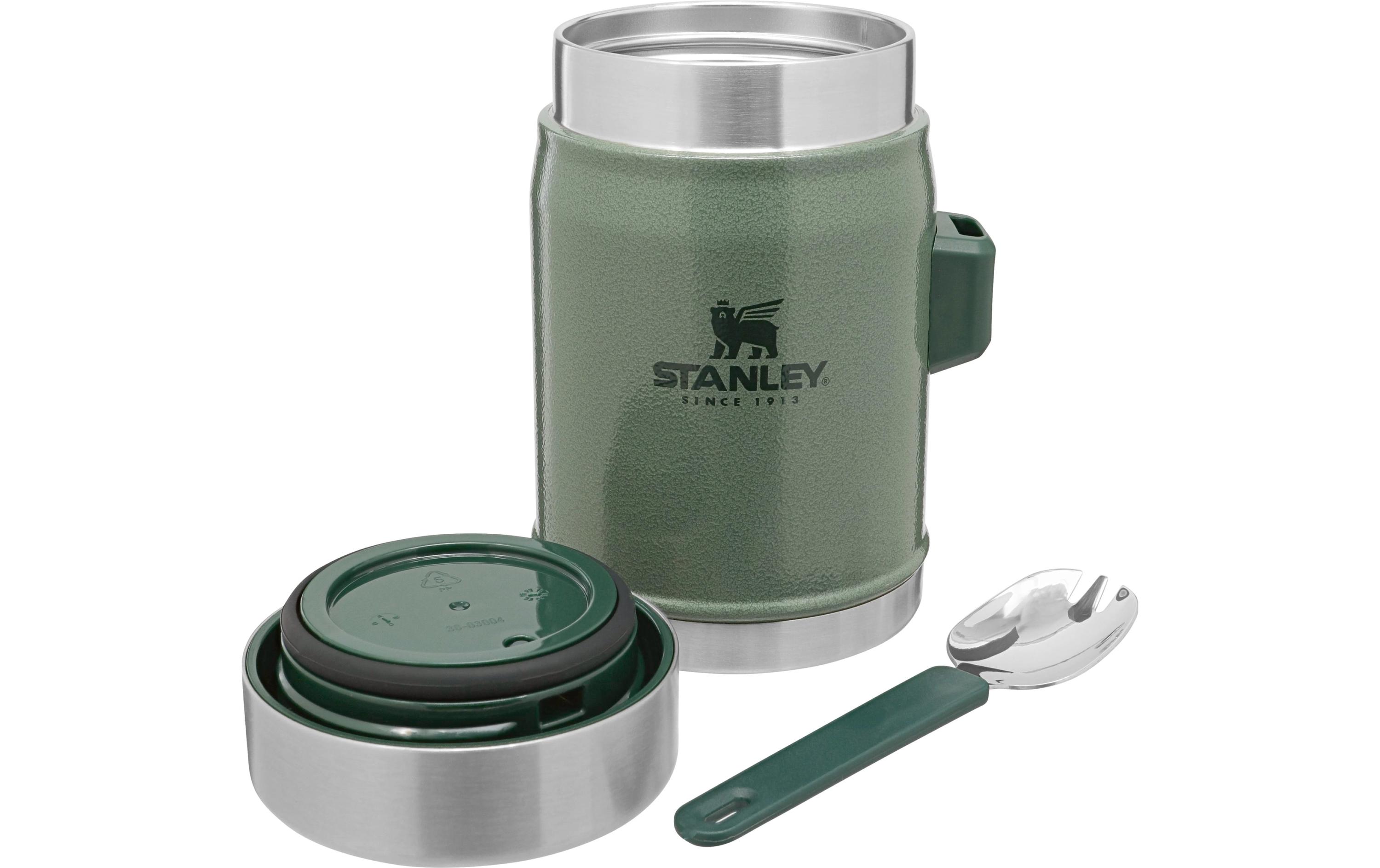 Thermo-Foodbehälter Legendary Food Jar + Spork 0.4 l, GrünEssenbehälter mit Göffel