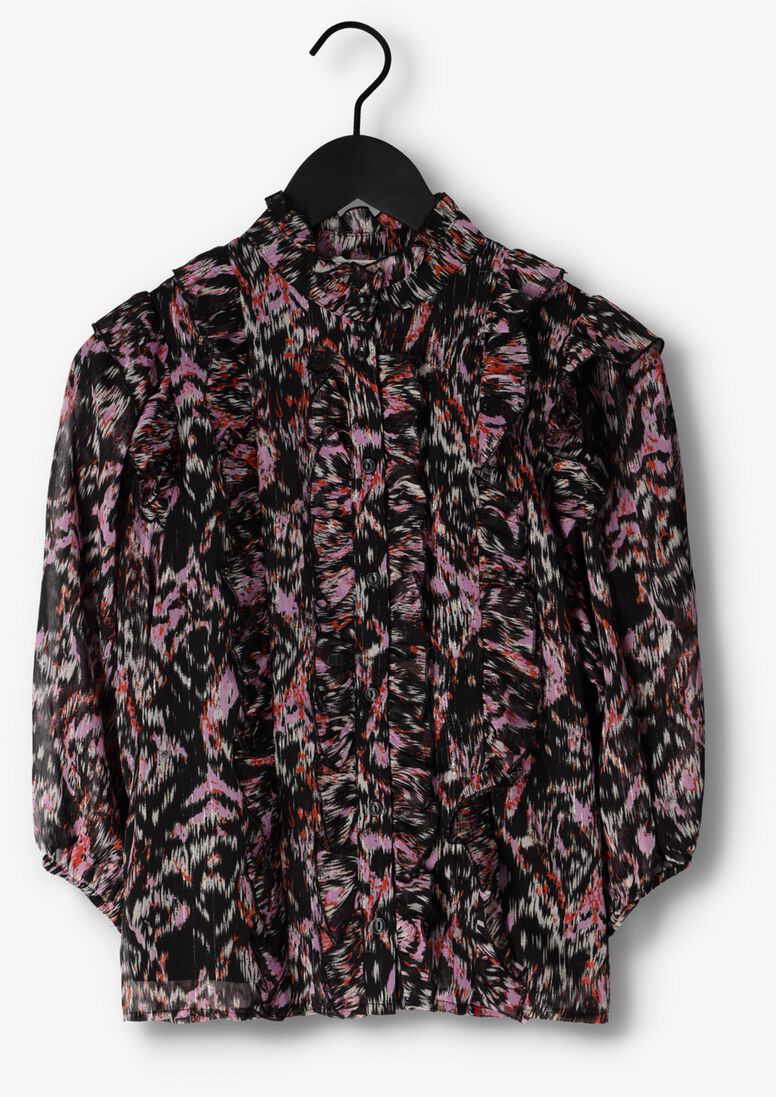 NOTES DU NORD zwarte notes du nord blouse fabiola lurex top