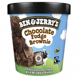 Ben & Jerry's Chocolade fudge brownie ijs