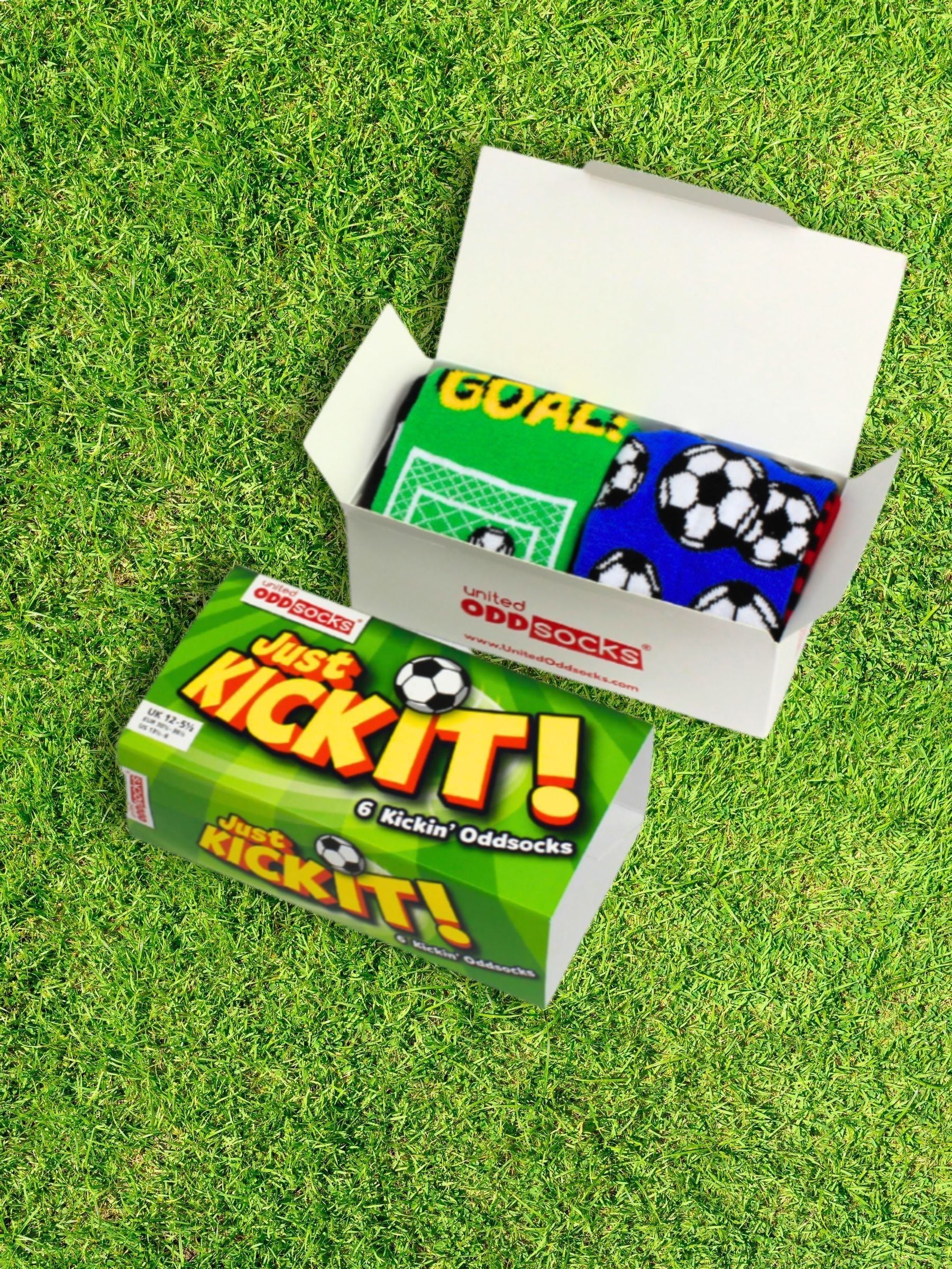 United Odd Socks Football Kick Boys Socks 6 Packs
