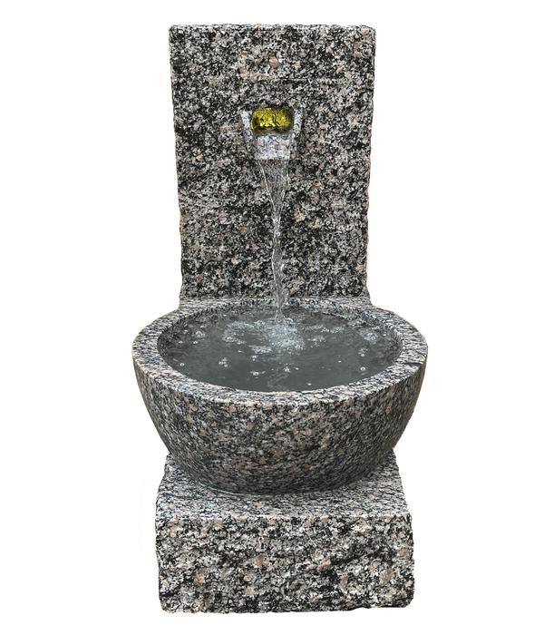 Dehner Granit-Gartenbrunnen Peel, ca. H70 cm