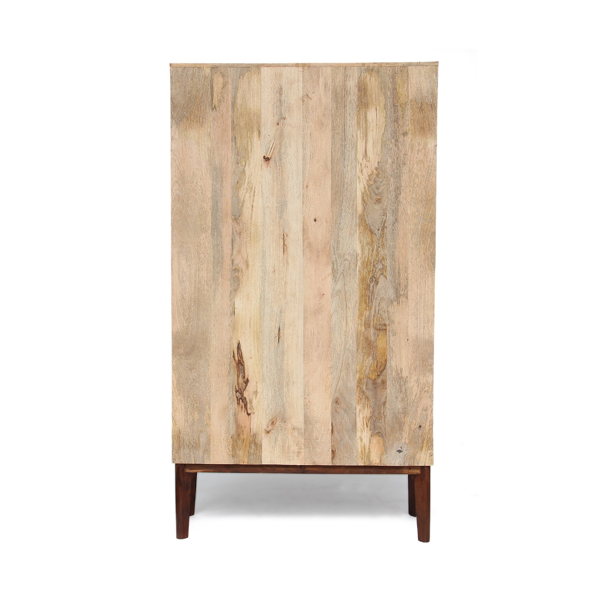 Regalschrank 'Berkhood', natur, braun, B 100 cm, H 181 cm, T 36 cm von fischer's lagerhaus