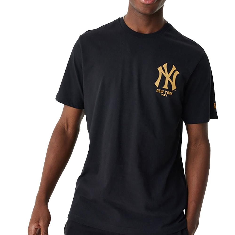 New Era T-shirt Noir Homme New Era Team Graphic Neyyan