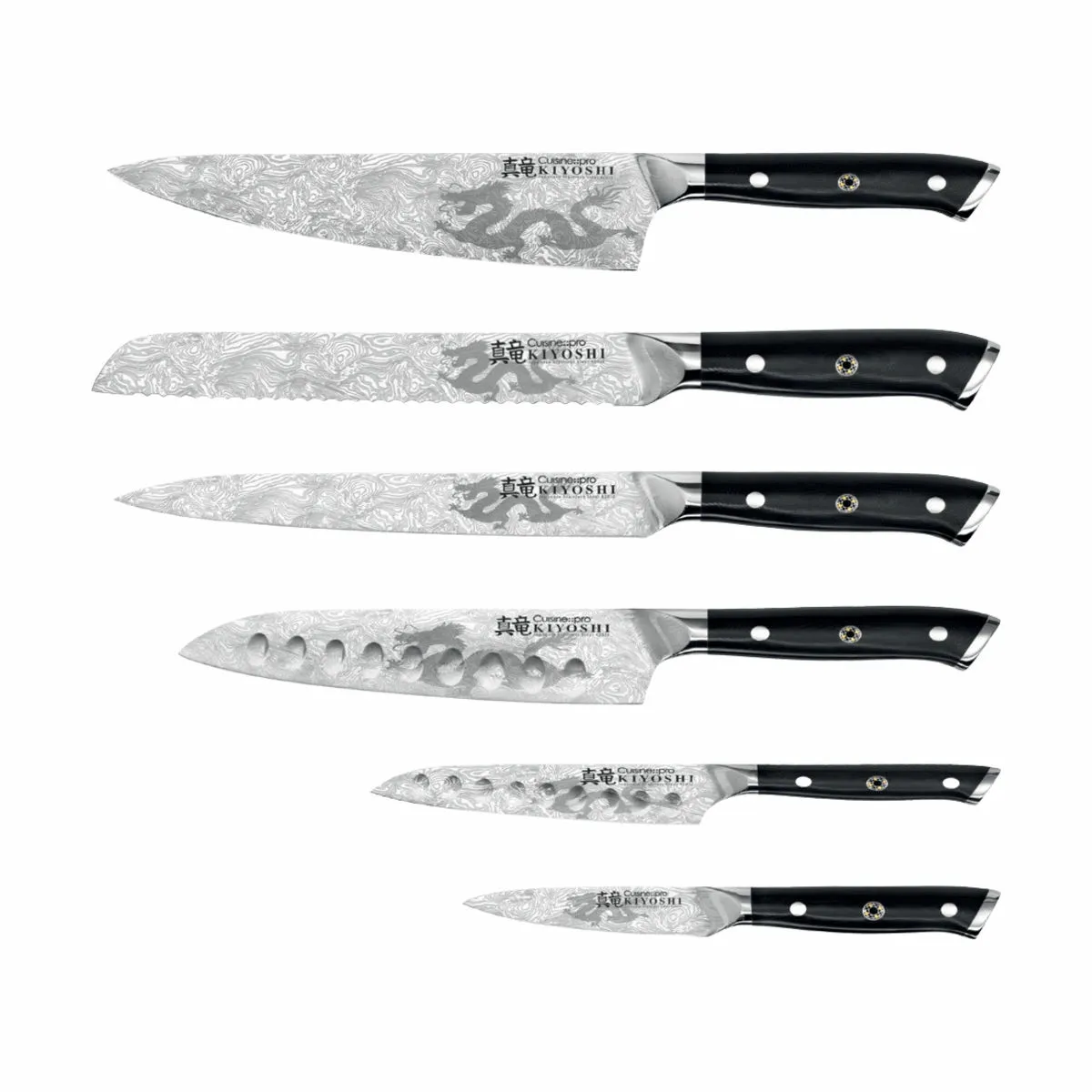 THE CUSTOM CHEF™ KIYOSHI™ Kei Knivblok - 7 dele