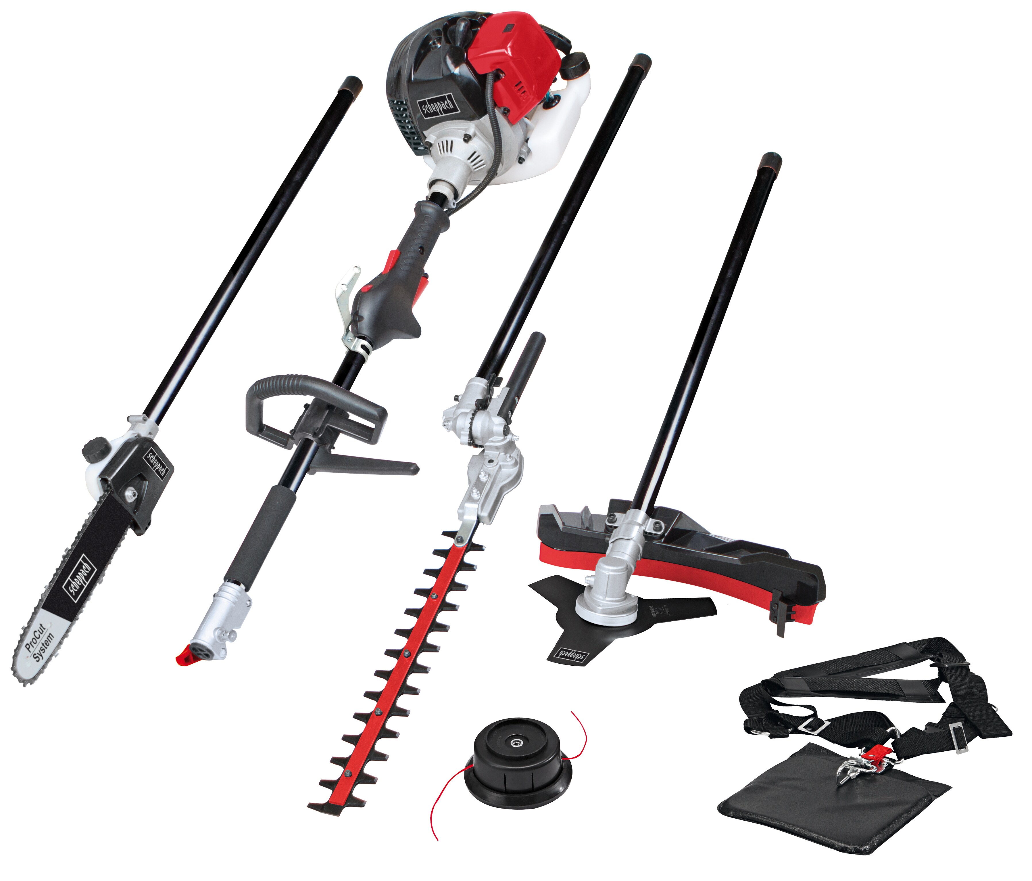 scheppach 4in1 Multigartengerät MFH5200-4P scheppach- 1.8PS