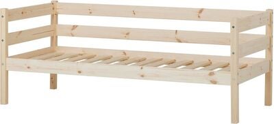 Hoppekids ECO Comfort Enkeltseng med Sikkerhetsskinne 70x160, Tre