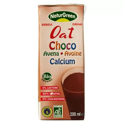 NaturGreen Cacao Havredrik m. Calcium - 200 ml.