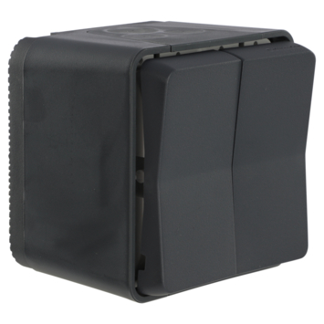 Schneider Electric Mureva Styl serieschakelaar IP55 antraciet