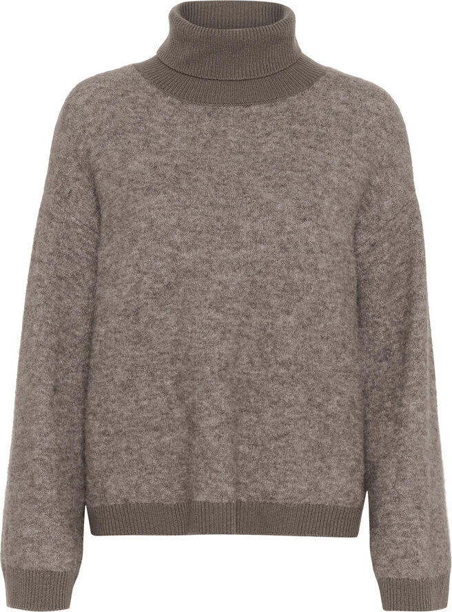 Soaked in Luxury SLJessie Pullover STUDIO Morel melange