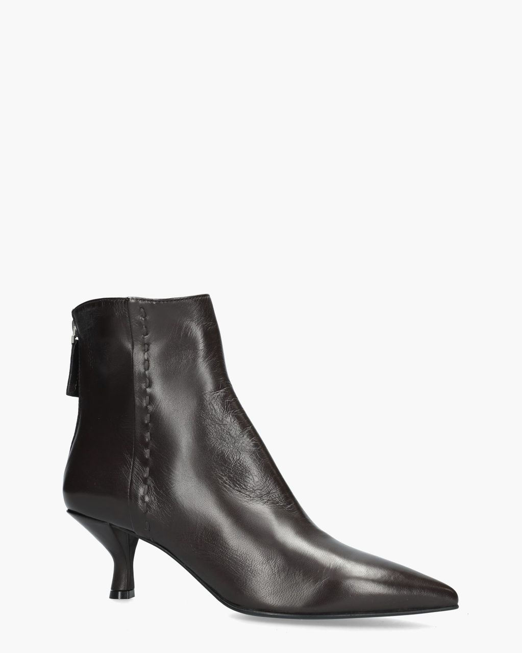 Pomme D'or Henriette Donkerbruin Dames Enkelboots