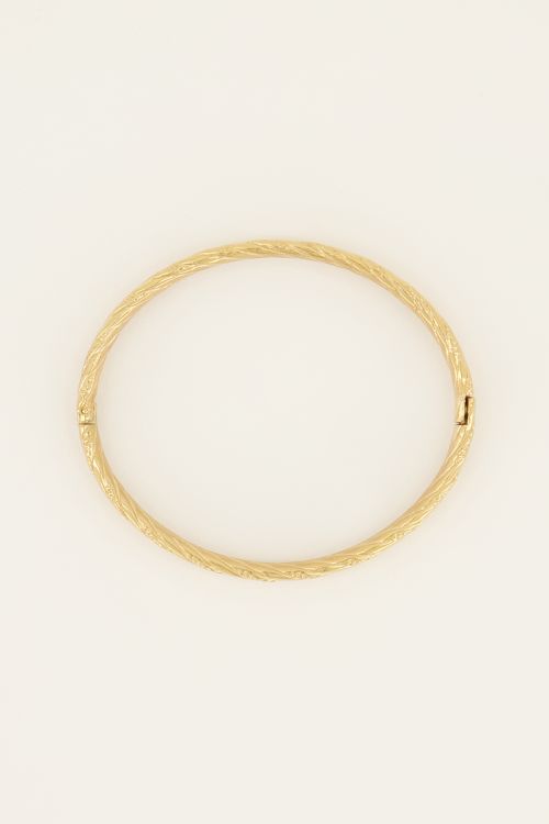 Minimalistisch gevlochten bangle